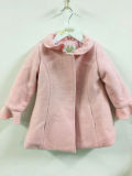 Pinky Girls Double-Breasted Winter Woolen Coats