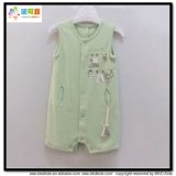 Soft Cotton Baby Garments Infant Embroidered Front-Opening Onesie