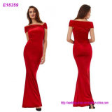 Designer Sexy Women Fashionable Dress Red Color High Fashion Evening Dress