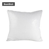 Sublimation Flip Sequin Pillow Cover (white w/ Silver)