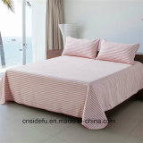 Stripe Design Modern Satin Bed Sheet Set 5 Stat Hotel
