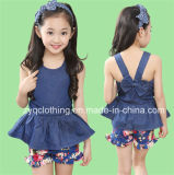 Girl's Summer Suit, Girl's Casual Dress with Pants