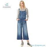 Jeans Jumpsuits Women Denim Overall with Wide Leg