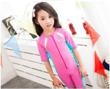 Kid's Short Sleeve Swimwear &One-Piece Color Diving Suit