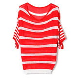 Fashion Sexy Cotton/Polyester Printed T-Shirt for Women (W006)