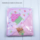 100% Cotton Swaddle Blanket Hooded Poncho Towel
