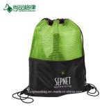 Wholesale Economical Customize Sport Polyester Nylon Mesh Drawstring Backpack Bag