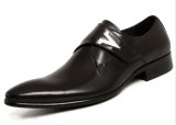 Monk Strap Mens Buckle Leather Formal Dress Business Shoes