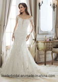 Beaded Lace Bridal Dress Long Sleeves Mermaid Wedding Dresses Z512