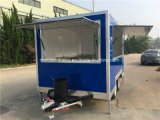 Mobile Food Car Drawbar with Awning Caravan