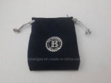 Small Velvet Packing Bag with Silk Printing Logos (GZHY-dB-008)