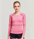 Qucik Dry Women Long Sleeve Fitness Soccer Shirt Sport T-Shirt