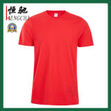 Men's Custom Plain Red Color Cotton Round Neck T-Shirt