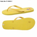 Cheap Durable Yellow PE Flip Flops Women Shoes