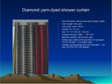 Diamond Yarn-Dyed Shower Curtain St1807