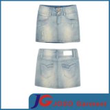 Women Wearing Jeans Mini Skirts (JC2107)