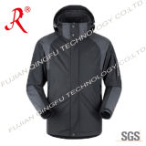 Breathable Outdoor Ski Jacket with Hoody (QF-660)