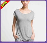 Fashion Sexy Cotton Printed T-Shirt for Women (W314)