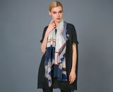 Alashan Cashmere Digital Printed Worsted Ring Cashmere Shawl