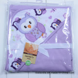 High Quality 100% Cotton Baby Swaddle Blanket Hooded Poncho