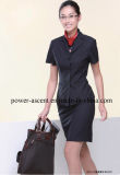 Spring/Autumn 3-Button 3-PCS Wrinkle-Free Lady's Skirt Formal Office /Bank/Hotel/Education Uniform Suits