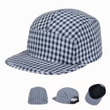 5 Panel Camping Caps/Plaid Stylish Hat