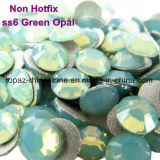 Ss6 1.9-2.1mm Green Opal Non Hot Fix Rhinestones Flat Back Nail Art Crystals (FB-ss6 green opal)