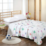 Knitted 100%Cotton Quilt of Textile for Summer White
