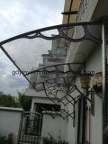 Large Polycarbonate Plastic Door Canopy, Sun Shade Window Awning (YY1500-H)