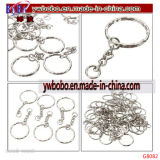 Promotional Keyring Blanks Key Chains Silver Promotion Keychain (G8082)