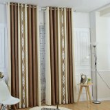 2017 Hot Design Chenille Vertical Stripes Blackout Curtain (15F0070)