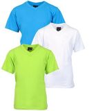 Boy's Comfortable V-Neck Cotton Blend T-Shirt in Various Sizes, Colors, and Materials