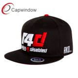 100% Acrylic Racing 4 Disabled Snapback Cap with 3D Embroidery