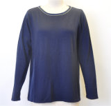 Casual Women Round Neck Pullover Knitwear