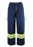 New Style Men's Workwear Jeans Pants with Reflective Tape