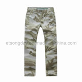Camoflage Printed Cotton Spandex Men's Trousers (APC-A081T)