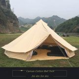 5m Luxury Waterproof Canvas Bell Tent for Outdoor Camping