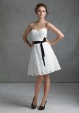 Short White Bridesmaid Fashion Dresses (FD3018)