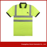Customized Men's Reflective Safety Green Polo Shirt (P31)