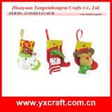 Christmas Decoration (ZY14Y422-1-2-3) Christmas Sock Promotion