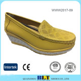 Pantshoes China Women Shoes Leather Lining Rubber Outsole
