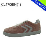 New Collection Women Sports Sneaker Shoes with Imitation Leather