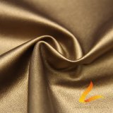Elastic Polyester Base PU Coating Leather Fabric for Leather Pants Jacket (FZ-1-VEN-LS)