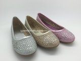 Beautiful Girl Ballet Shoes with Rhinestones