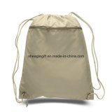 Promotional Polyester Cheap Drawstring Bags with Front Pocket