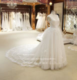 Aoliweiya Trim Lace Illusion Dimond White Wedding Dress