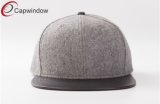 Blank Melton Wool & Leather Sport Leisure Baseball/Snapback Hat
