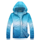 Unisex Lightweight Quick Dry Ultra Thin Colorful Windbreaker Breathable Hooded Jackets