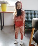 Ks51 2015 High Quality Girls' Children Suits for Wholesale Autumn Casual Suits Children Clothes Coat+ Pants Two-Piece Apparel