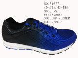No. 51677 Lady's & Men's Blue Color Sport Stock Shoes
